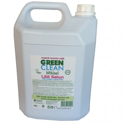 U Green Clean Organik Lavantalı Sıvı Sabun 5 Lt